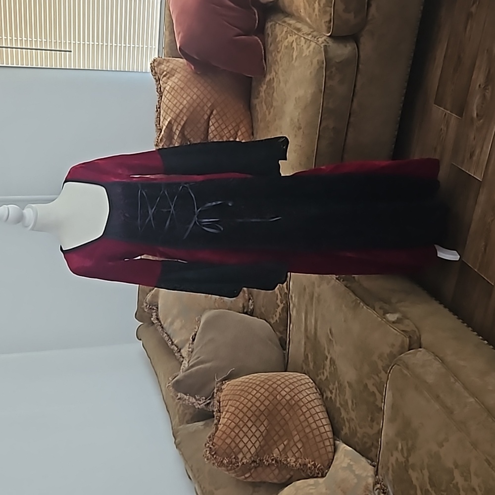 Lip Service Red Velvet Maxi Dress